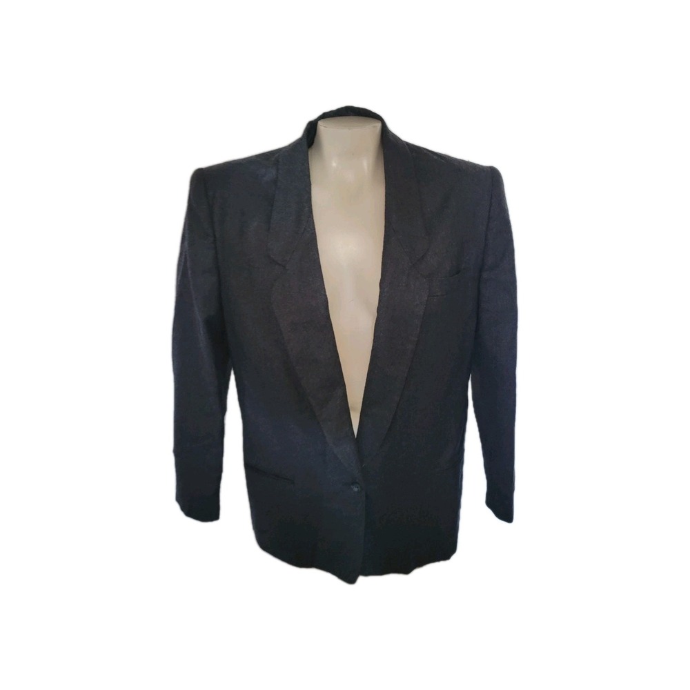 Calvin Klein Studio Women's Wool Blazer Officecore Designer Luxury Boardroomcore